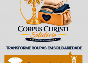 Diocese de Camaçari lança campanha de arrecadação de roupas para o Corpus Christi Solidário