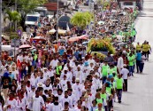 Peregrinação de Fé e Luz  fortalece a devoção popular a Nossa Senhora das Candeias 