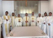 Em Roma, sacerdotes do Nordeste 3 em formação acadêmica rezam pelas dioceses e pelo povo de Deus