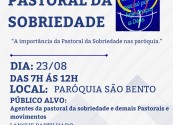 Pastoral da Sobriedade promove encontro formativo no domingo (23/08)