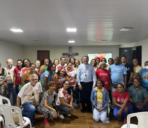 Paróquia do Divino Espírito Santo realizou encontro de formação com agentes da Pastoral do Dízimo