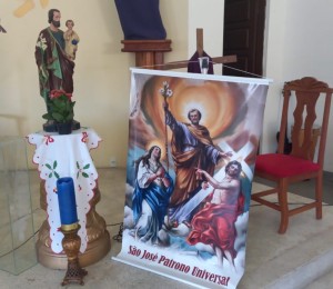 Novena em honra a São José está acontecendo na Paróquia São João Batista, em Ilha de São João