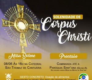 Solenidade de Corpus Christi 2023