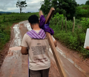 Quase Paróquia Sagrado Coração de Jesus realizou caminhada penitencial