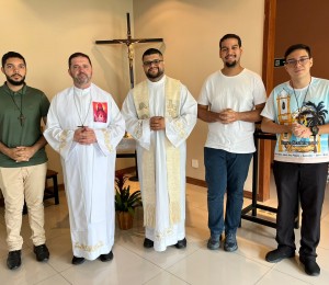 Encontro de discernimento vocacional foi realizado com candidatos ao seminário propedêutico