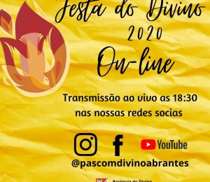 Festejos online : Paróquia do Divino Espírito Santo celebra seu padroeiro
