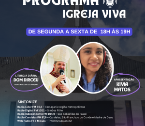 Programa Igreja Viva agora também é transmitido pela Rádio Candeias FM 87.9