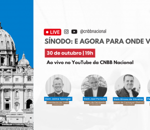 Dom Dirceu participa de live da CNBB “Sínodo: e agora para onde vamos?”, na quarta-feira, às 19h