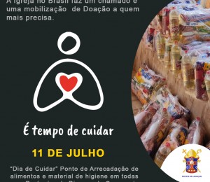 Em comunhão com a Igreja do Brasil a Diocese de Camaçari realiza dia de solidariedade e arrecadação no próximo domingo (11/07)