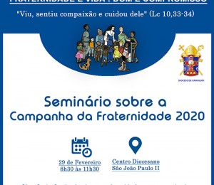 Diocese de Camaçari realiza Seminário sobre a Campanha da Fraternidade