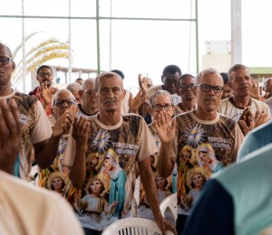 Terço dos Homens da Forania Sagrada Família reuniu fiéis em São Francisco do Conde
