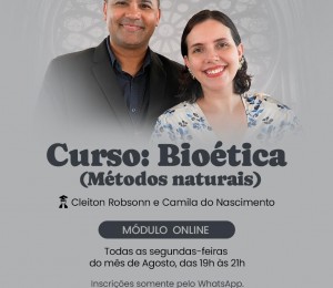 Estão abertas as inscrições para Curso de Extensão em Bioética da Escola Diocesana de Aprofundamento na fé