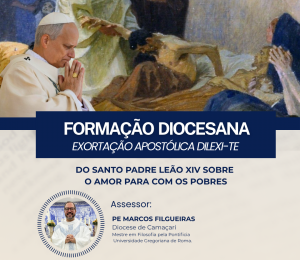 Formação sobre amor cristão e compromisso com os pobres acontece dia 30 de maio