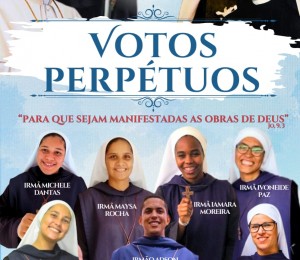Celebração dos votos perpétuos de Missionários da Sociedade Missionária Obra de Deus será realizado no domingo (14/07)