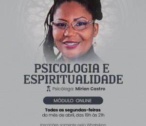 Escola Diocesana promove curso de extensão sobre Psicologia e Espiritualidade no mês de abril