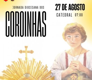 Coroinhas se preparam para celebrar a jornada diocesana no próximo sábado, 27 de agosto