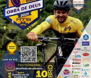 Estão abertas as inscrições para o Desafio Obra de Deus MTB 