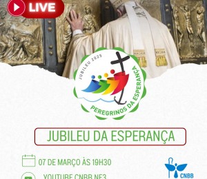 Live em preparação ao Jubileu da Esperança, será nesta quinta-feira (7)