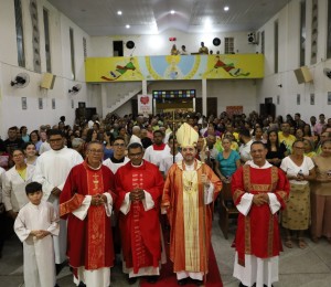 Procissão e missa marcaram o encerramento dos festejos de Santa Luzia