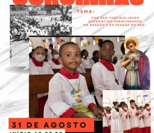 Inscrições para a Jornada Diocesana dos Coroinhas podem ser realizadas nas Paróquias