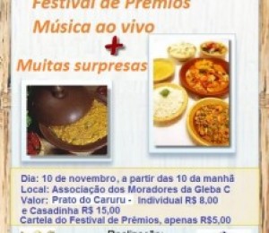 3º Caruru da Paróquia Santa Luzia acontece neste domingo (10/11)