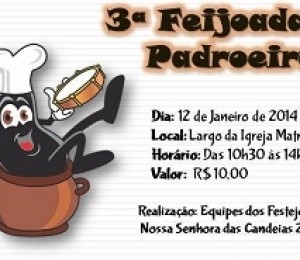 3ª Feijoada da Padroeira acontece domingo (12/01)