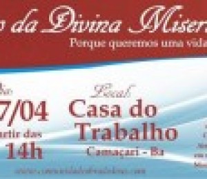 Encontro da Divina Misericordia acontece neste domingo (04/05) 