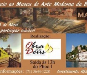 Obra de Deus realiza passeio para o MAM sábado (05)