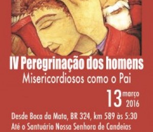 Centenas de homens são esperados para a IV Peregrinação dos Homens