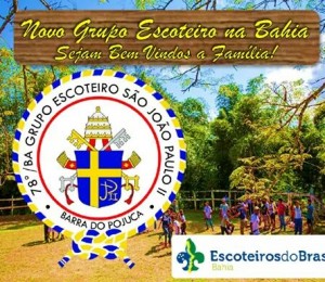 Grupo de escoteiros São João Paulo II é criado em Barra do Pojuca