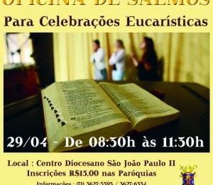 Liturgia e Cantos : Comissão Diocesana de Música promove oficina de Salmos