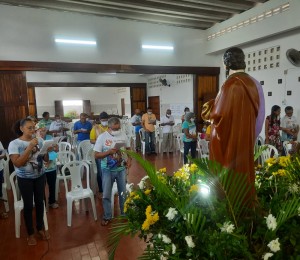 Procissão, orações e Santa Missa marcaram o dia festivo de São José em Simões Filho