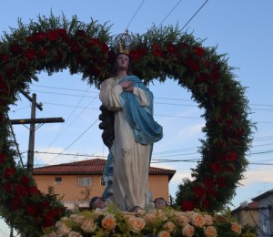 Procissão e missa marcaram o encerramento dos festejos de Nossa Senhora da Conceição em Simões Filho