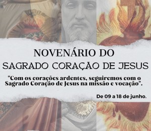 Segue até o dia 18 de junho os festejos do Sagrado Coração de Jesus em Nazaré do Jacuípe