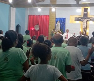 Fiéis participaram de festejos em honra a Nossa Senhora de Fátima em Barra do Pojuca