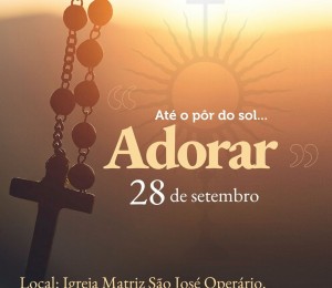 Quase Paróquia São José Operário realiza tarde de adoração na próxima quinta-feira (28)