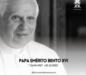 Papa Emérito Bento XVI faleceu neste sábado (31/12)