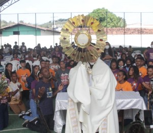 Jovens de toda diocese participaram do encontro 