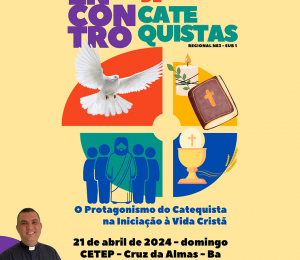 Encontro de Catequistas será realizado no domingo (21) para o SubRegional 1