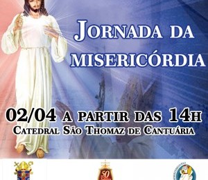 Paróquia Catedral realiza Jornada da Misericórdia no próximo sábado (02/04)