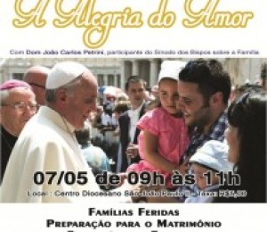 Foi publicada na manhã desta sexta-feira(08) a Exortação Apostólica pós-Sinodal do Papa Francisco sobre a família