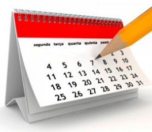 Confira o calendário de atividades para o mês de Setembro