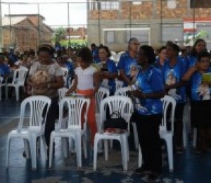 Encontro do movimento Mãe Rainha foi realizado em São Sebastião do Passé