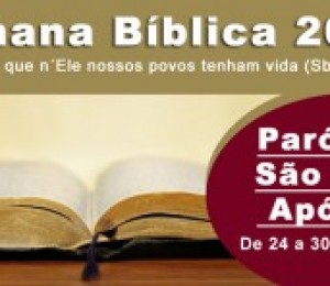 Paróquia São Tomé realiza semana bíblica