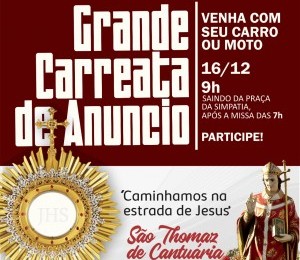 Carreata neste domingo (16) marca a abertura dos festejos do padroeiro de Camaçari